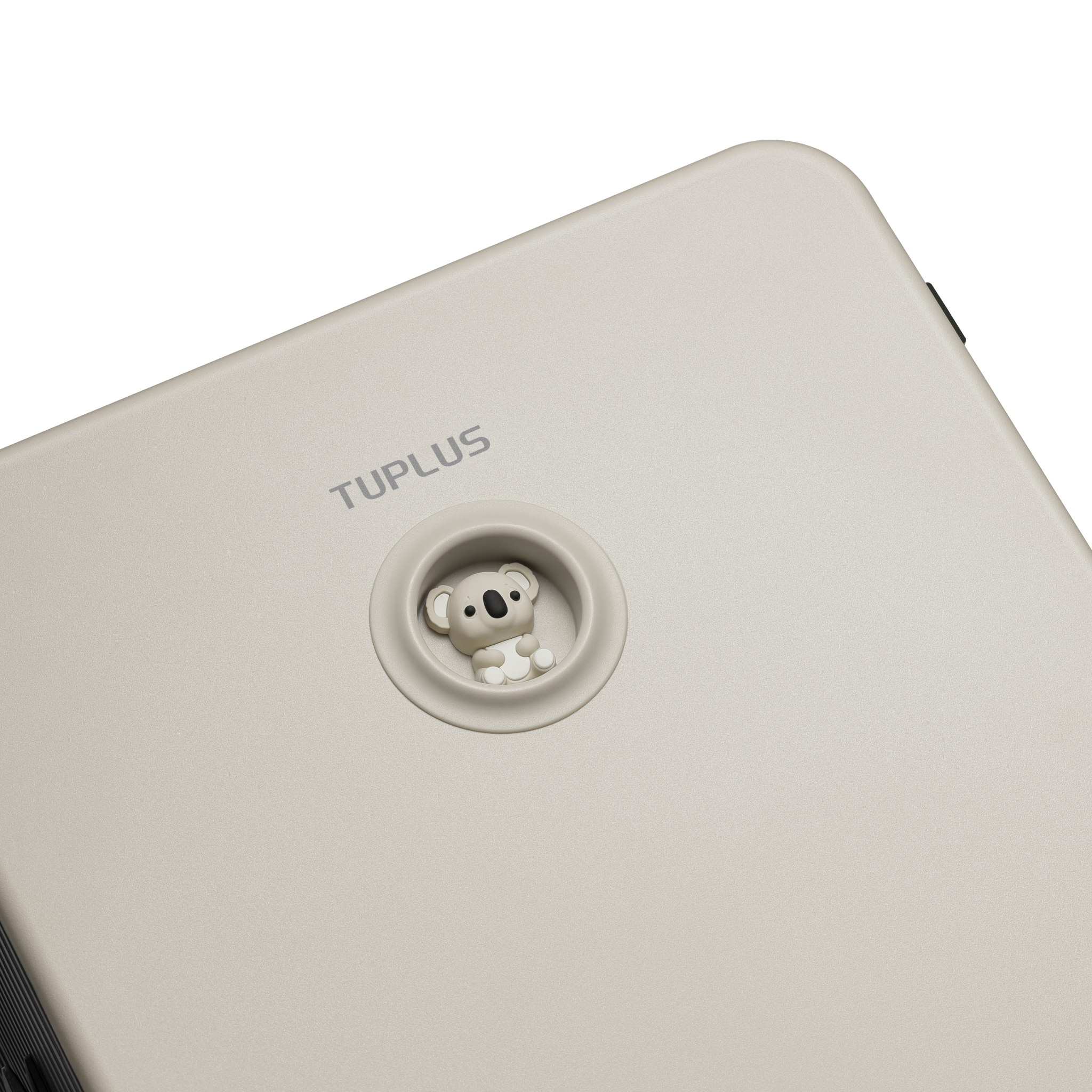 TUPLUS Balance Medium Checked Suitcase with Animal Figurine Inset - TUPLUS Offical Store